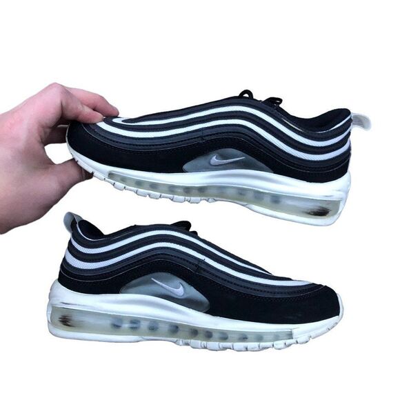 RARE 2019 Nike Air Max 97 Black Platinum Size 8 - Picture 12 of 15